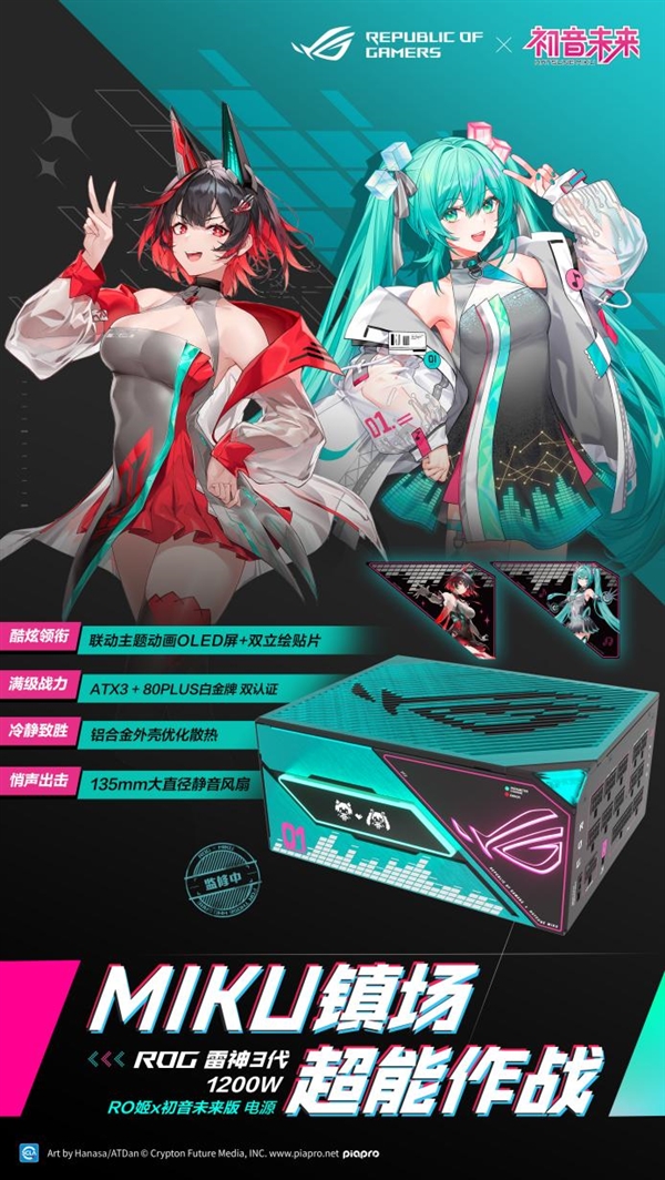 ROG×初音未来联名降临BW 2025 梦幻破次元 热爱齐绽放！