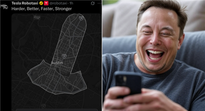 特斯拉Robotaxi服务区域形状引质疑 媒体：迎合马斯克低级趣味-萌图百科