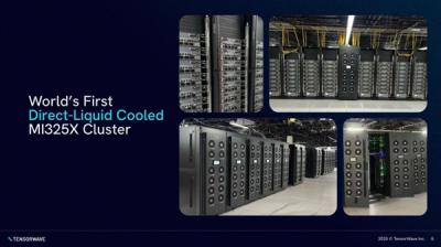 全球首个直触液冷！北美最大AI训练基地配备8192块AMD MI325X加速卡、2048TB显存-萌图百科
