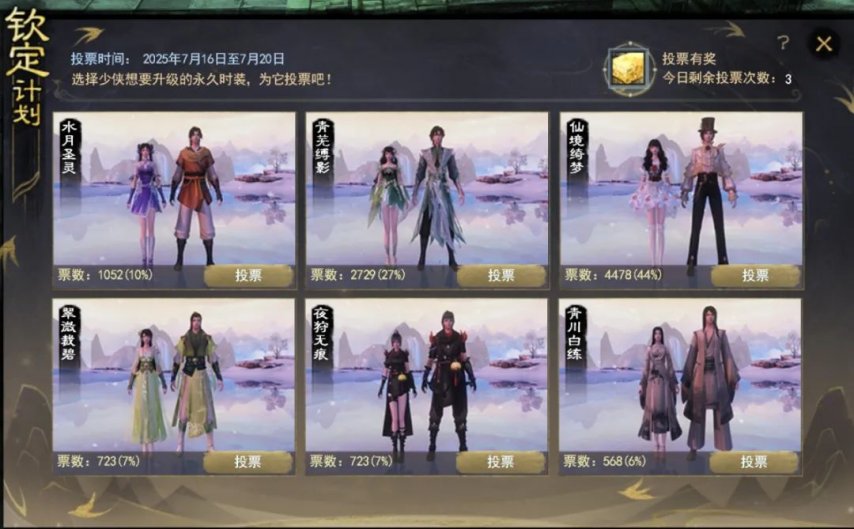 《天下3》人手一套的免费时装，争当下一个可永久的爆款？它C位出道就等你了！-萌图百科