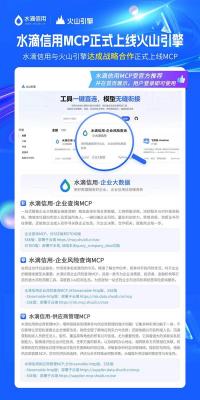 商查平台企业信息查询新范式：水滴信用企业查询MCP-萌图百科