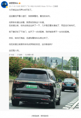 博主被问界M8智驾“欺负” 网友：已被标记为“软柿子”-萌图百科