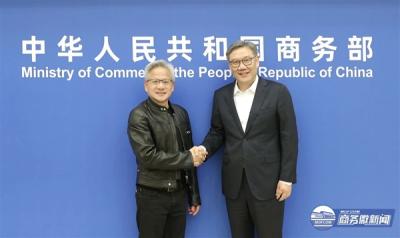 商务部部长会见黄仁勋：希望英伟达提供可靠产品服务-萌图百科