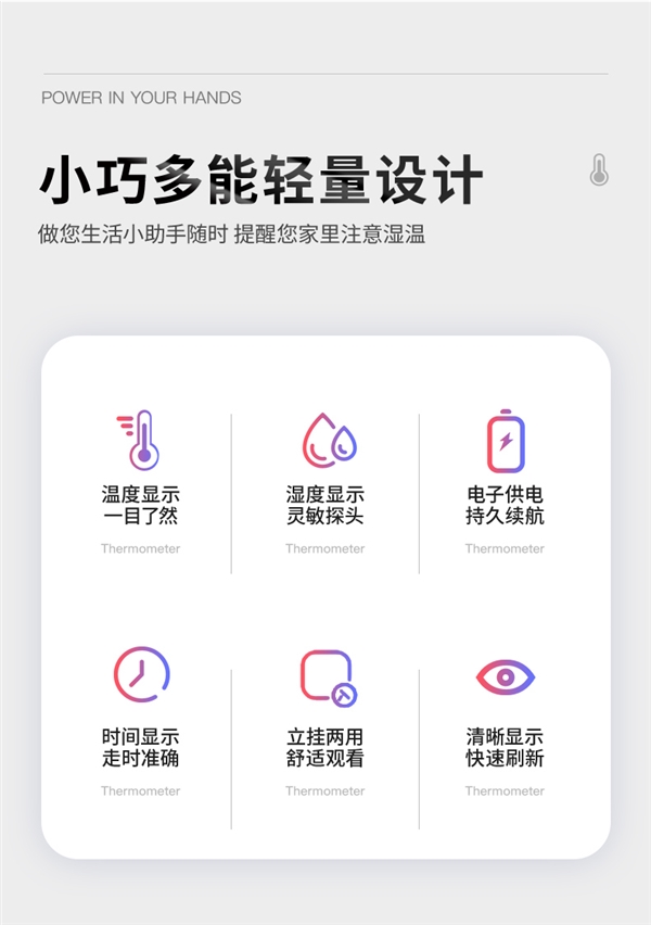 友福迷你温度/湿度计大促：券后4.73元包邮到手-萌图百科