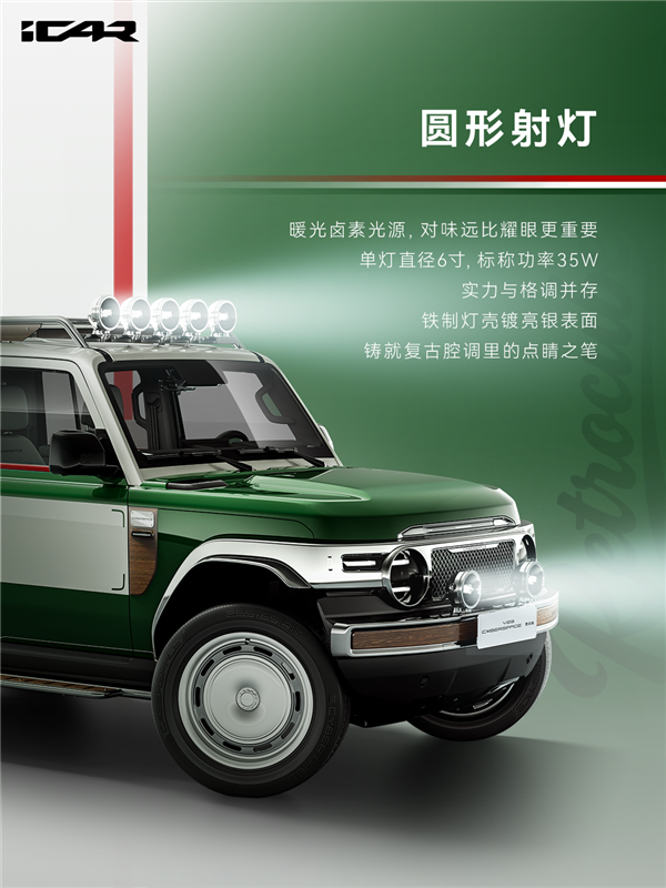 2.88万买18件“大满配” 奇瑞iCar V23复古套件发布：个性非常