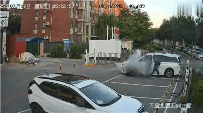 岚图梦想家充电时冒烟 车主极限逃离：刚下车就爆燃-萌图百科
