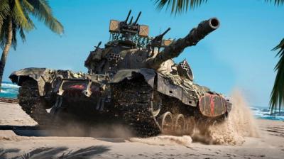 《坦克世界》410毫米穿深钢针+陶瓷复合装甲！M48A5竟在异国终极变身“大巴顿”-萌图百科