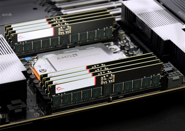 芝奇推出全新T5 Neo DDR5-6400 CL38 512GB (64GBx8) R-DIMM超频内存 专为AMD Ryzen Threadripper PRO工作站而生