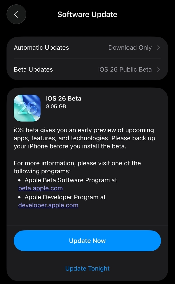 iOS 7后最大变革！苹果正式发布首个iOS 26公测版：所有用户都能升级-萌图百科