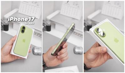 iPhone 17绿色机模开箱：清新配色 一眼种草-萌图百科