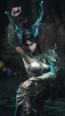 《明末：渊虚之羽》绝美摄影图片赏析：女主身材绝了！-萌图百科