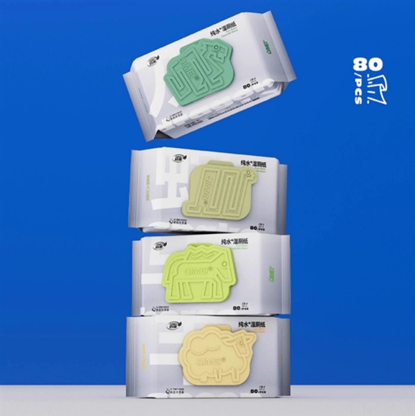 用完直接扔马桶！启美十二生肖纯水湿厕纸240抽18.9元：单张不到8分钱-萌图百科