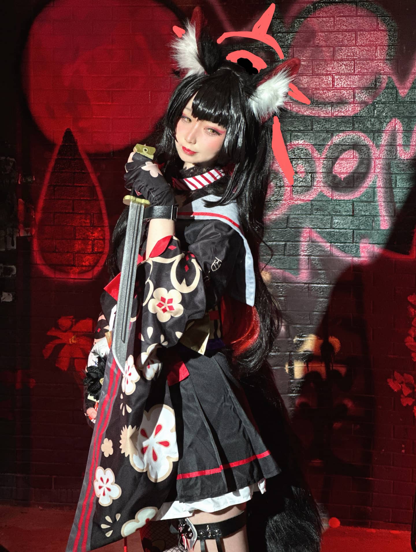 《蔚蓝档案》狐坂若藻cosplay-萌图百科