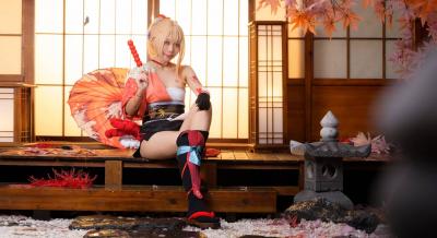 《原神》长野原宵宫cosplay-萌图百科