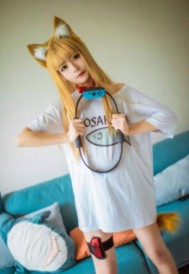 黄豆粉猫娘cosplay-萌图百科