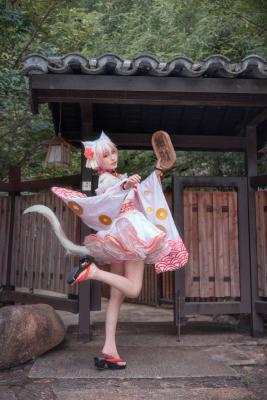 东方project豪德寺三花招财猫cosplay-萌图百科