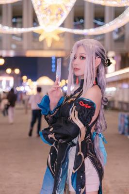 《原神》申鹤cosplay-萌图百科
