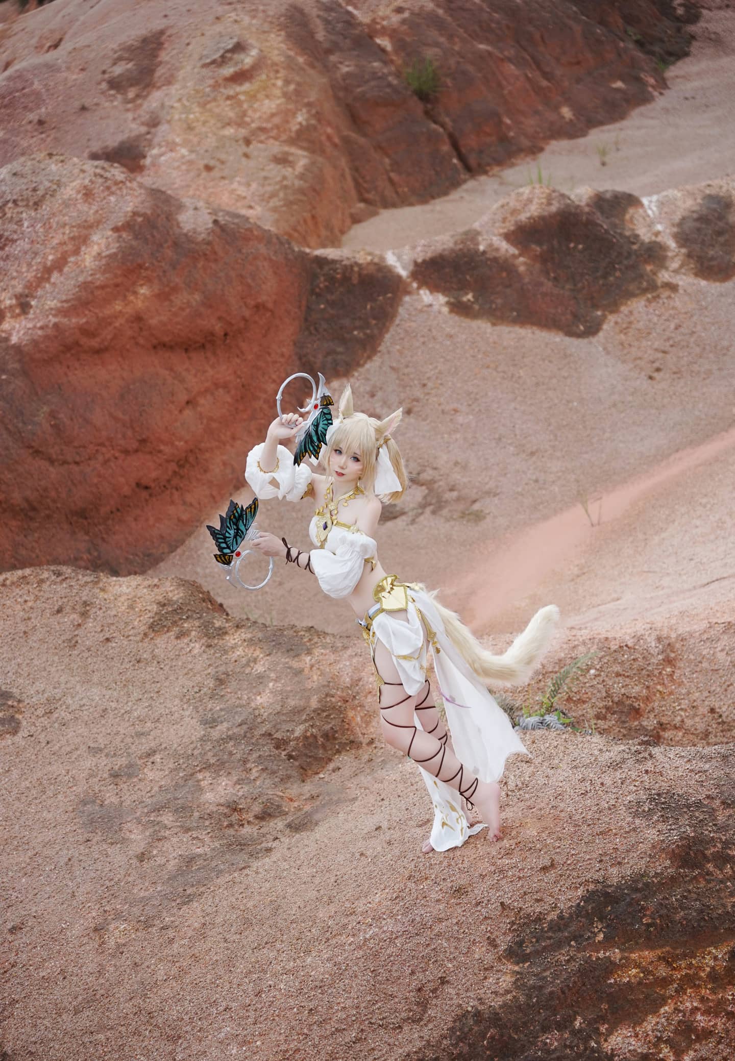 《最终幻想》舞者猫猫cosplay-萌图百科