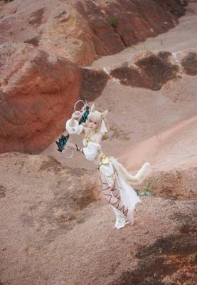 《最终幻想》舞者猫猫cosplay-萌图百科