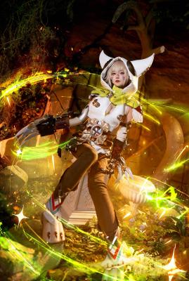 《龙之谷》银色兽灵cosplay-萌图百科