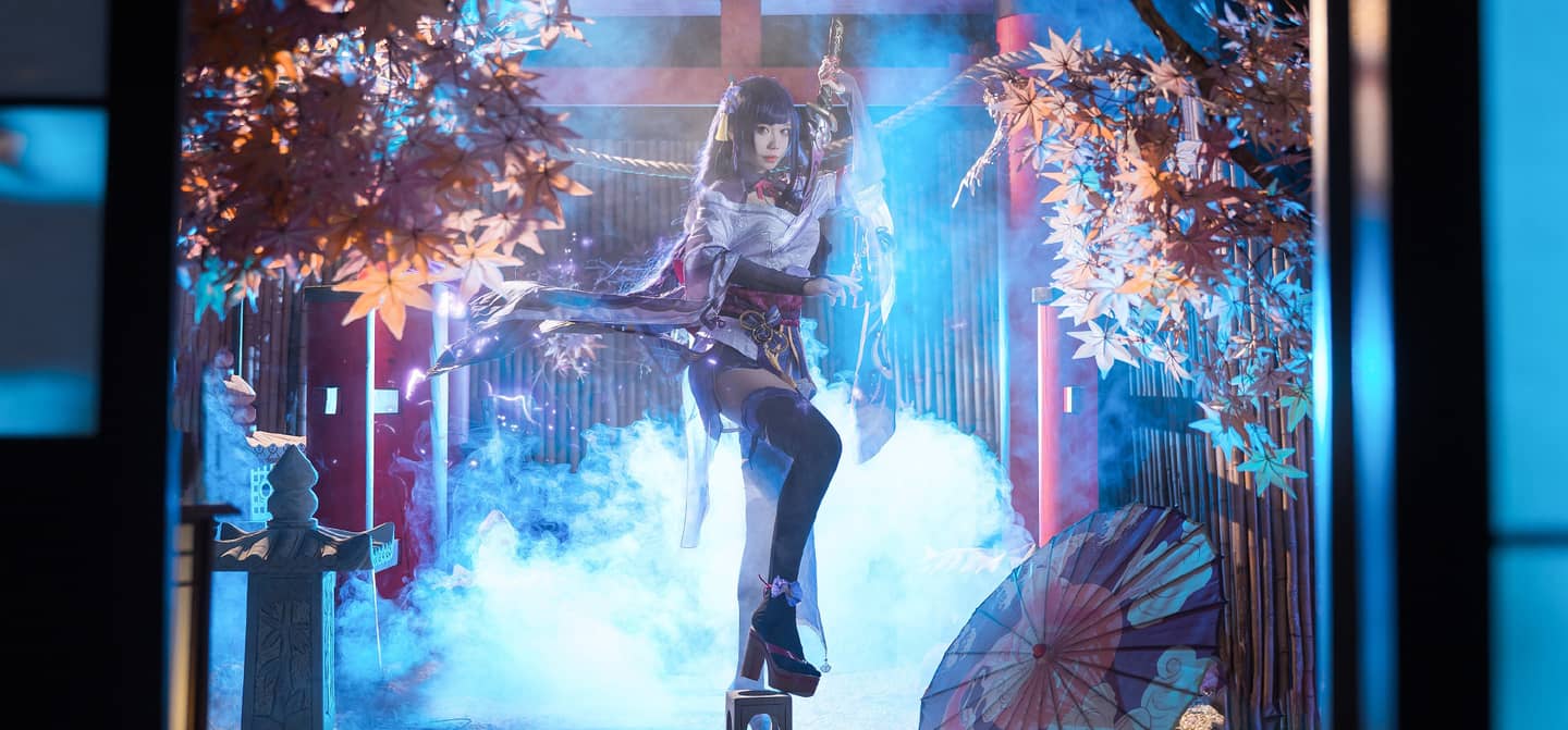《原神》雷电将军cosplay-萌图百科