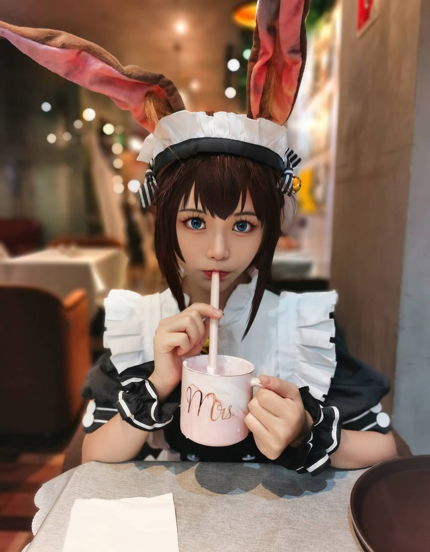《明日方舟》 阿米娅 女仆cosplay-萌图百科