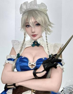 《东方Project》十六夜咲夜 潇洒的女仆长cosplay-萌图百科