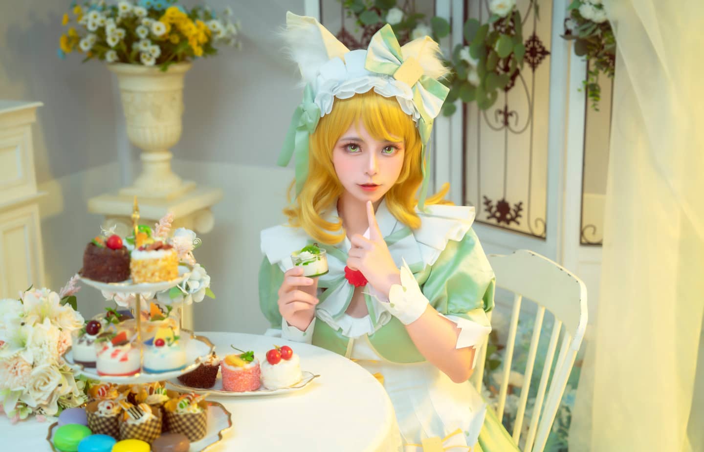 《王者荣耀》妲己 抹茶甜心cosplay-萌图百科