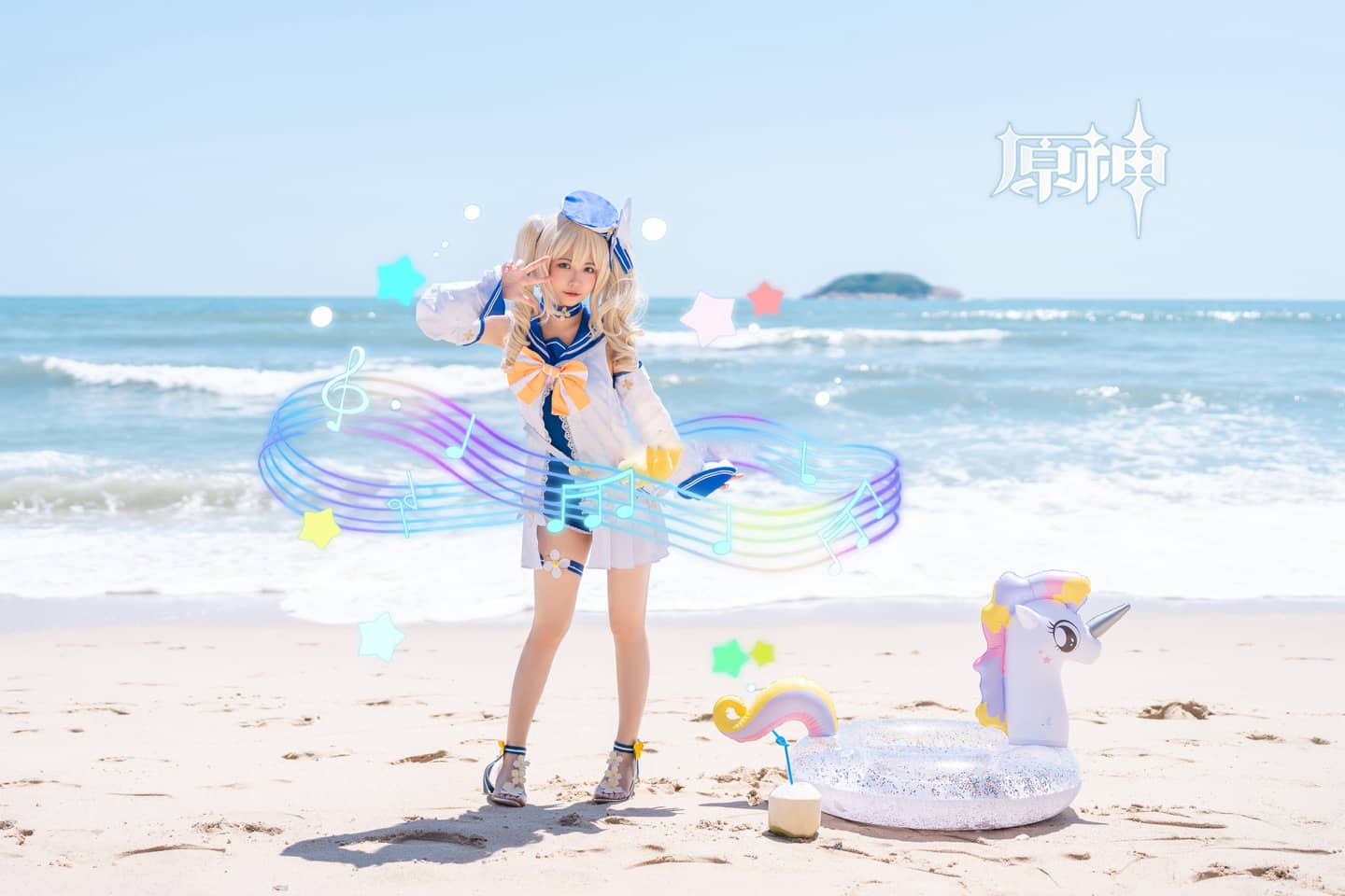 《原神》芭芭拉cosplay-萌图百科