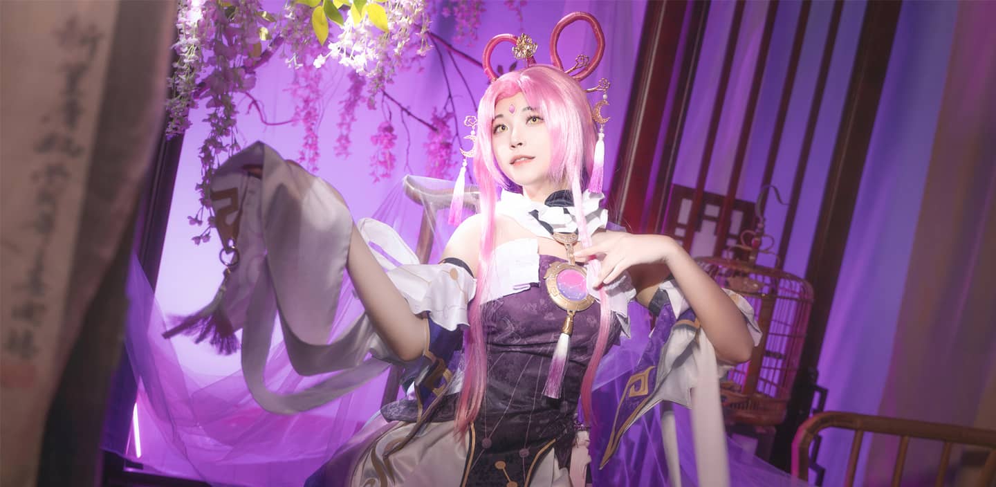 《崩坏：星穹铁道》符玄cosplay-萌图百科