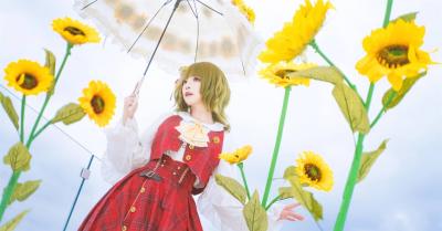 《东方Project》风见幽香cosplay-萌图百科