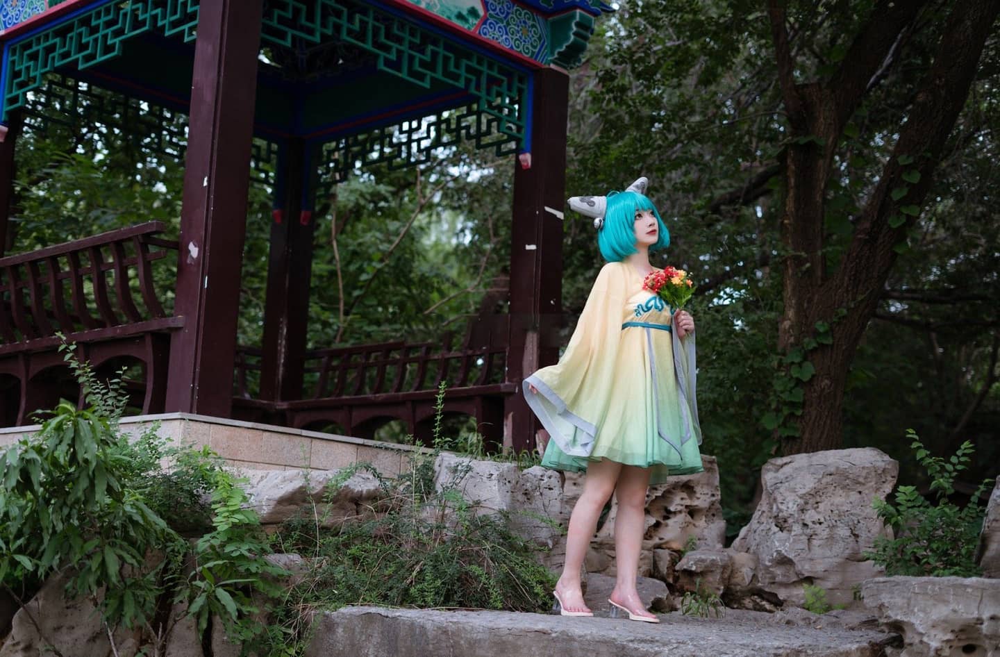 《王者荣耀》蔡文姬cosplay-萌图百科