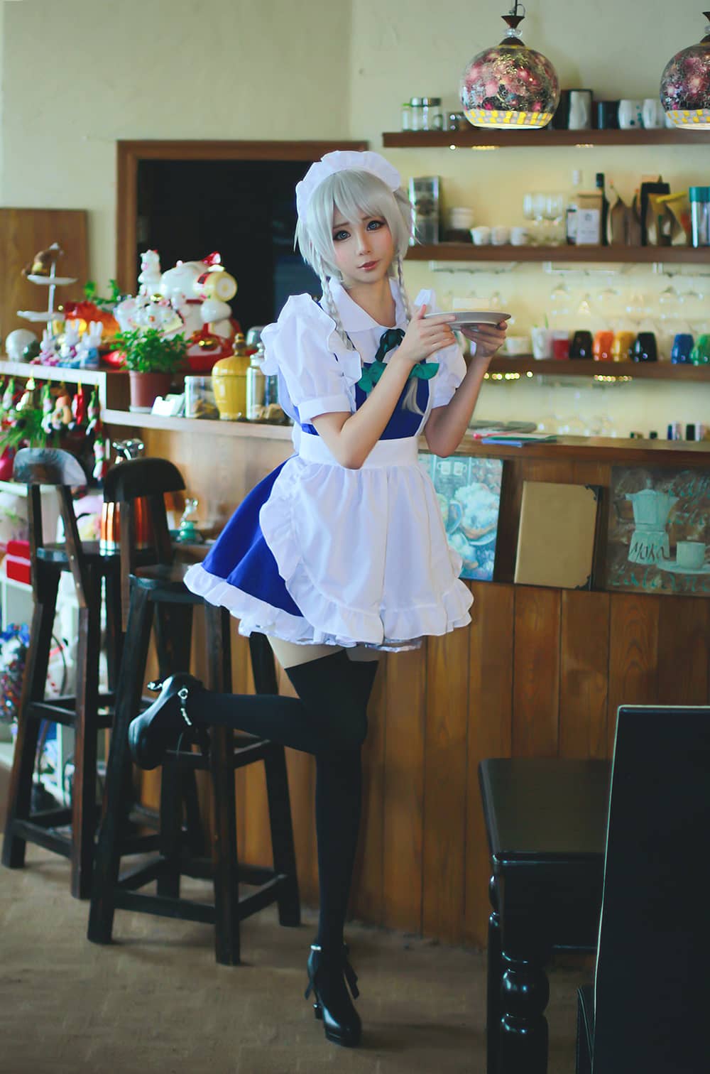TYA事务所 Saki 《东方Project》十六夜咲夜Cosplay-萌图百科