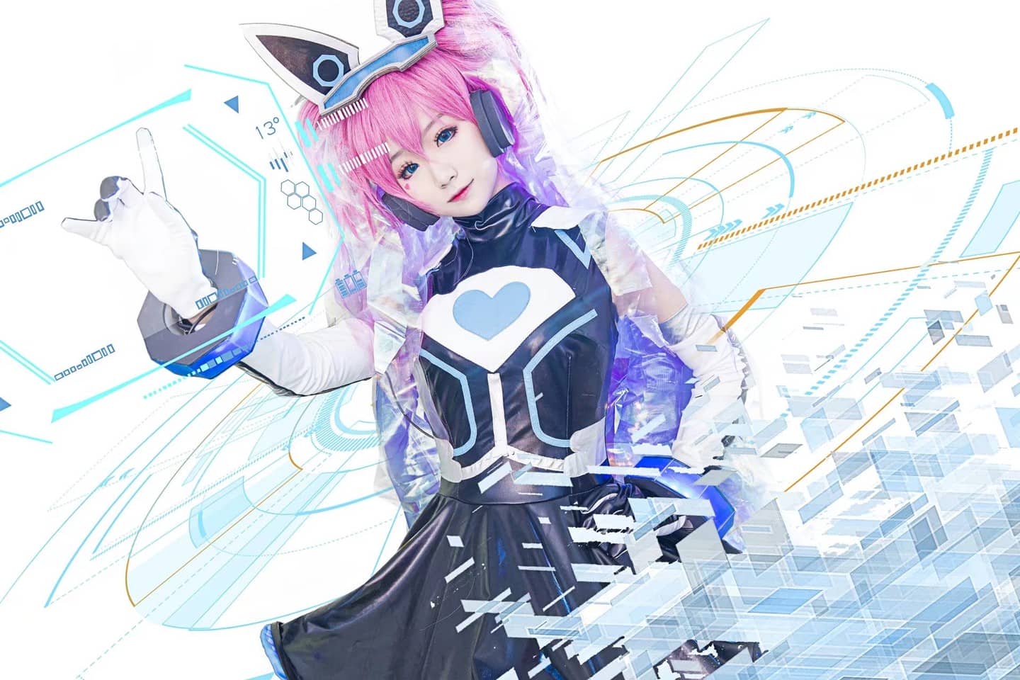 王者荣耀 安琪拉心灵骇客cosplay-萌图百科