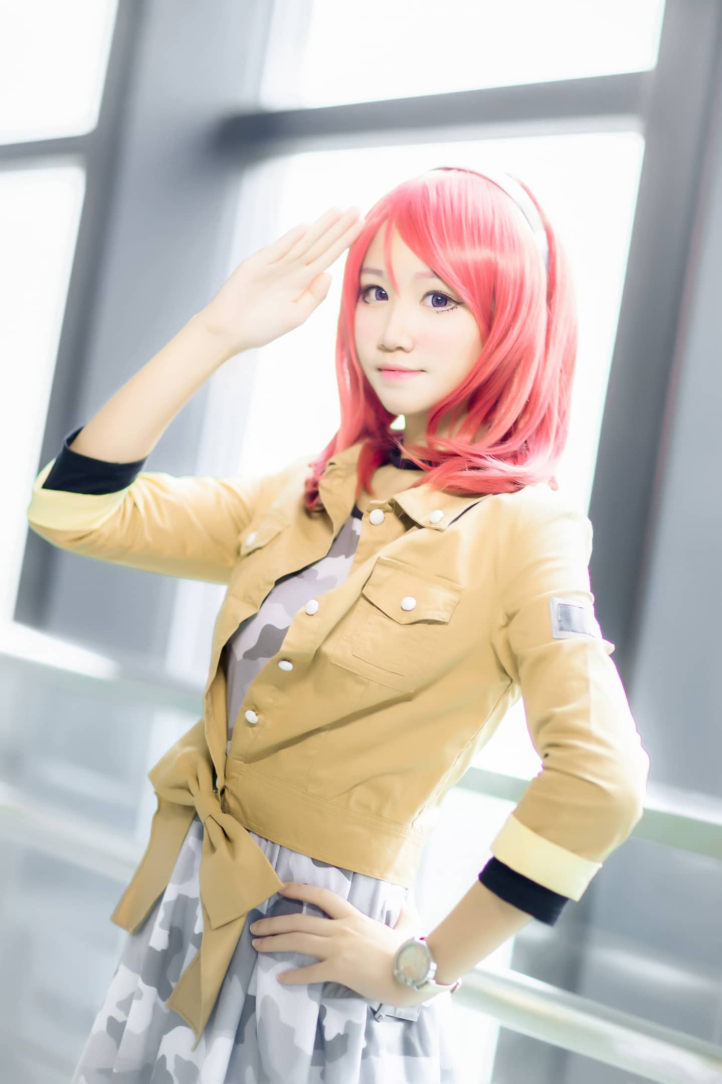 TYA事务所 – LoveLive – 西木野真姬 海军日常cosplay-萌图百科