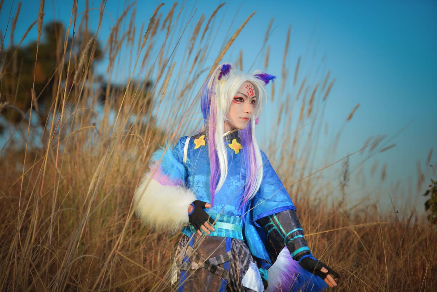阴阳师 妖狐 觉醒原皮cosplay-萌图百科