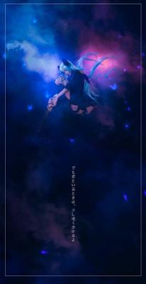 miku哥特装初音 cosplay-萌图百科