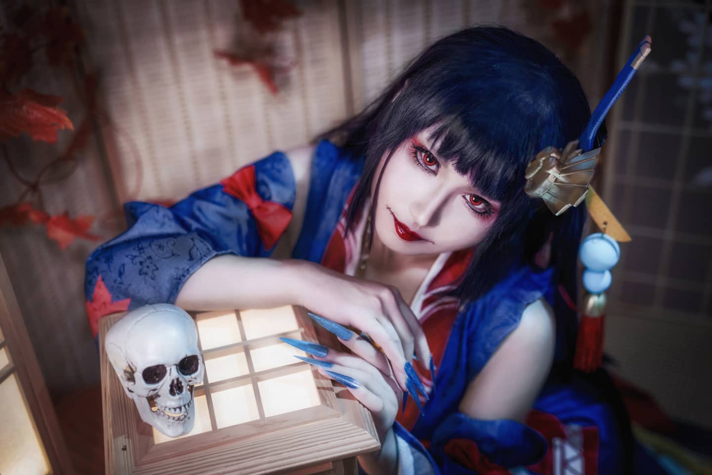 阴阳师 鬼女红叶未觉醒cosplay-萌图百科