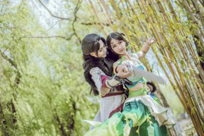 古剑奇谭2  阿阮x夏夷则cosplay-萌图百科