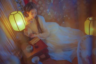 汉服写真 兰若庭海棠春-萌图百科