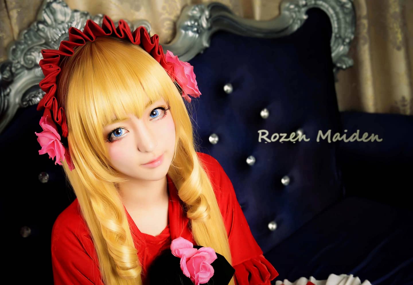 蔷薇少女真红cosplay-萌图百科