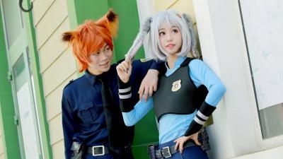 疯狂动物城  朱迪cosplay-萌图百科