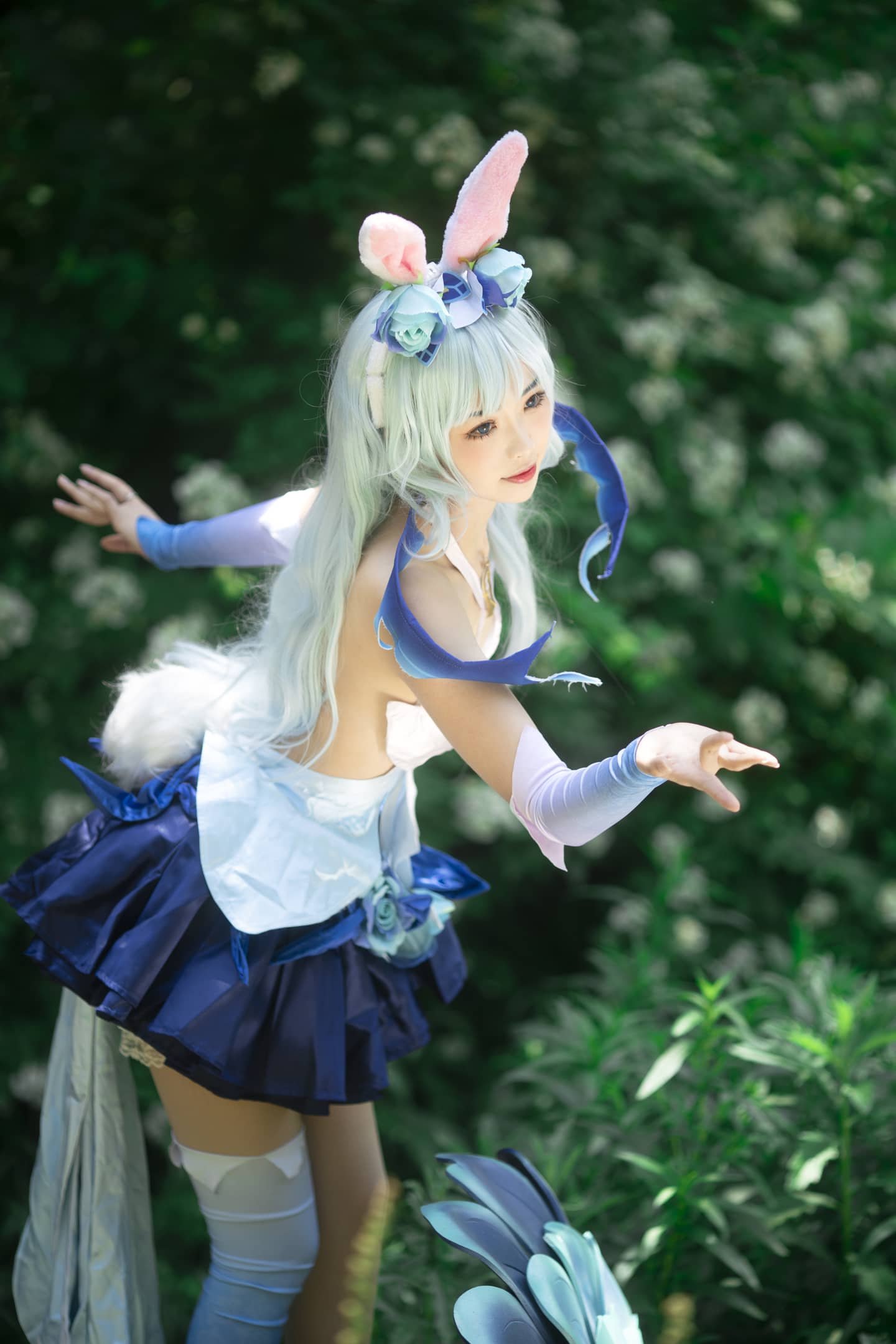 《王者荣耀》公孙离花间舞cosplay，快进来感受一下春天的温度吧~-萌图百科