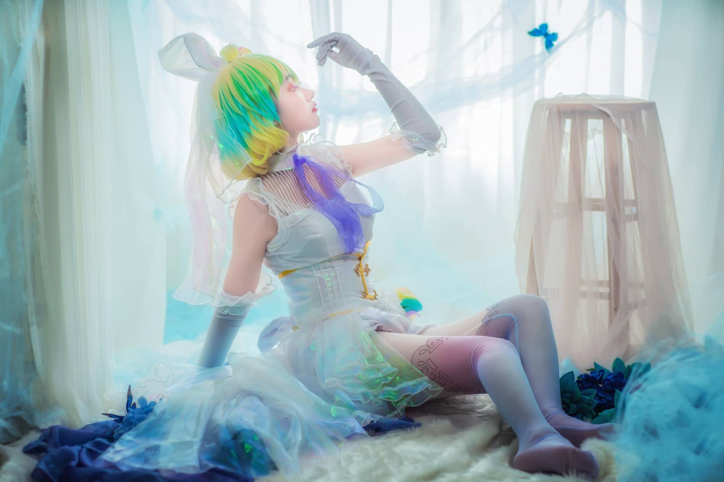 宝石之国   钻石婚纱cosplay-萌图百科