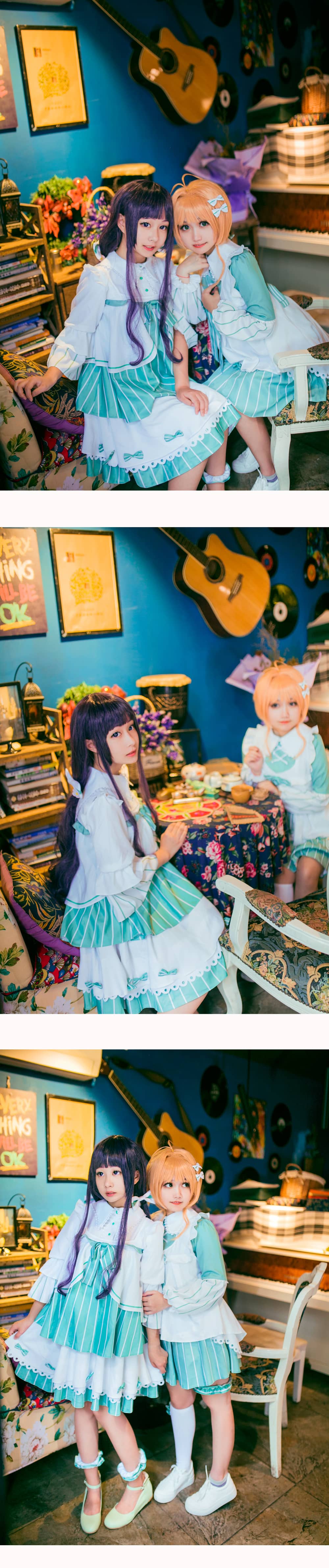魔卡少女樱 抹茶白曲奇同人cosplay-萌图百科