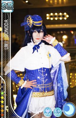 lovelive园田海未cosplay-萌图百科