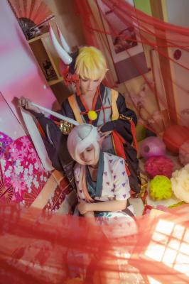 Black HumourX Cosplay Team 阴阳师[连若]COS-萌图百科