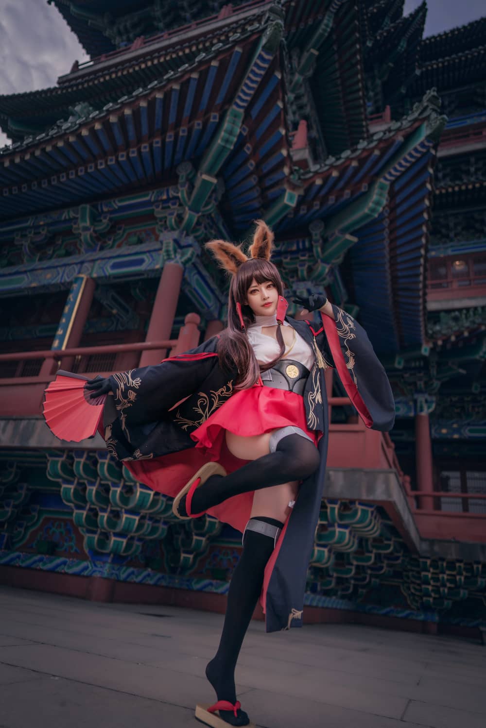 碧蓝航线赤城cosplay-萌图百科