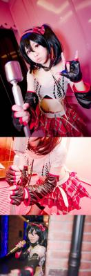 Lovelive 矢泽妮可 同人摇滚cosplay-萌图百科