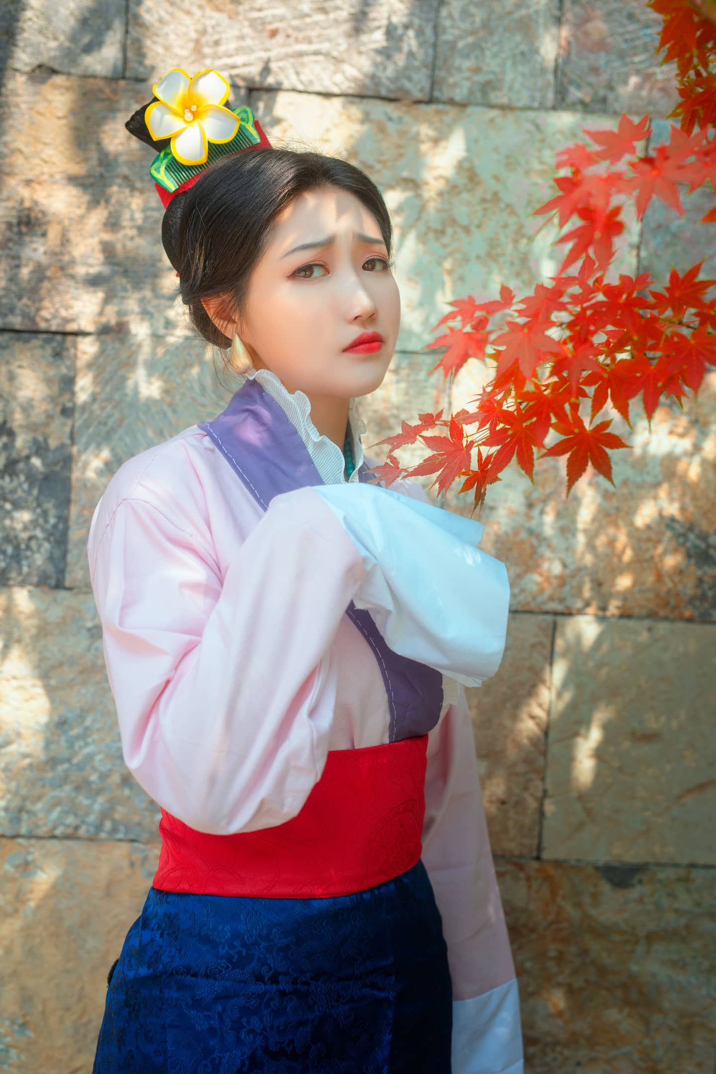 迪士尼花木兰cosplay-萌图百科